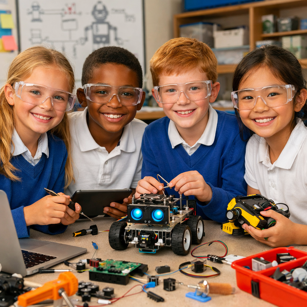 Smart Toy Engineers Exploring Innovation-1